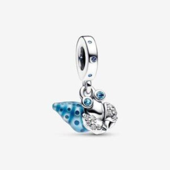 Pandora Glow-in-the-dark Hermit Crab Dangle Charm - Picture 1 of 5